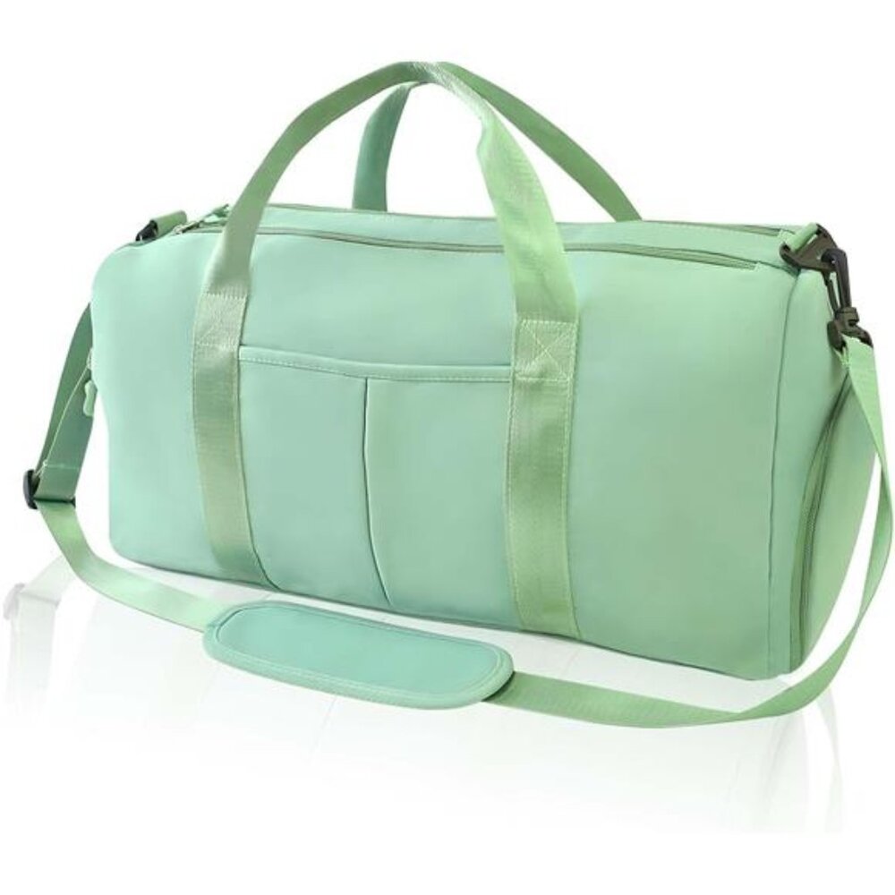 Sports Duffel Bags for Traveling, Gym Bags with Shoe Compartment, Yoga Gym Bag